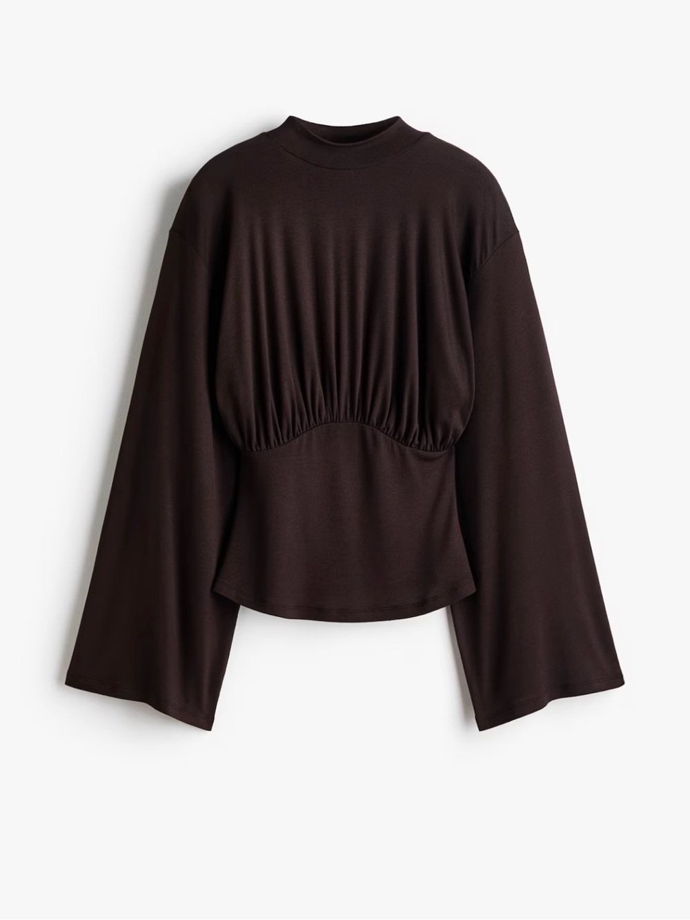 DRAPED JERSEY TOP